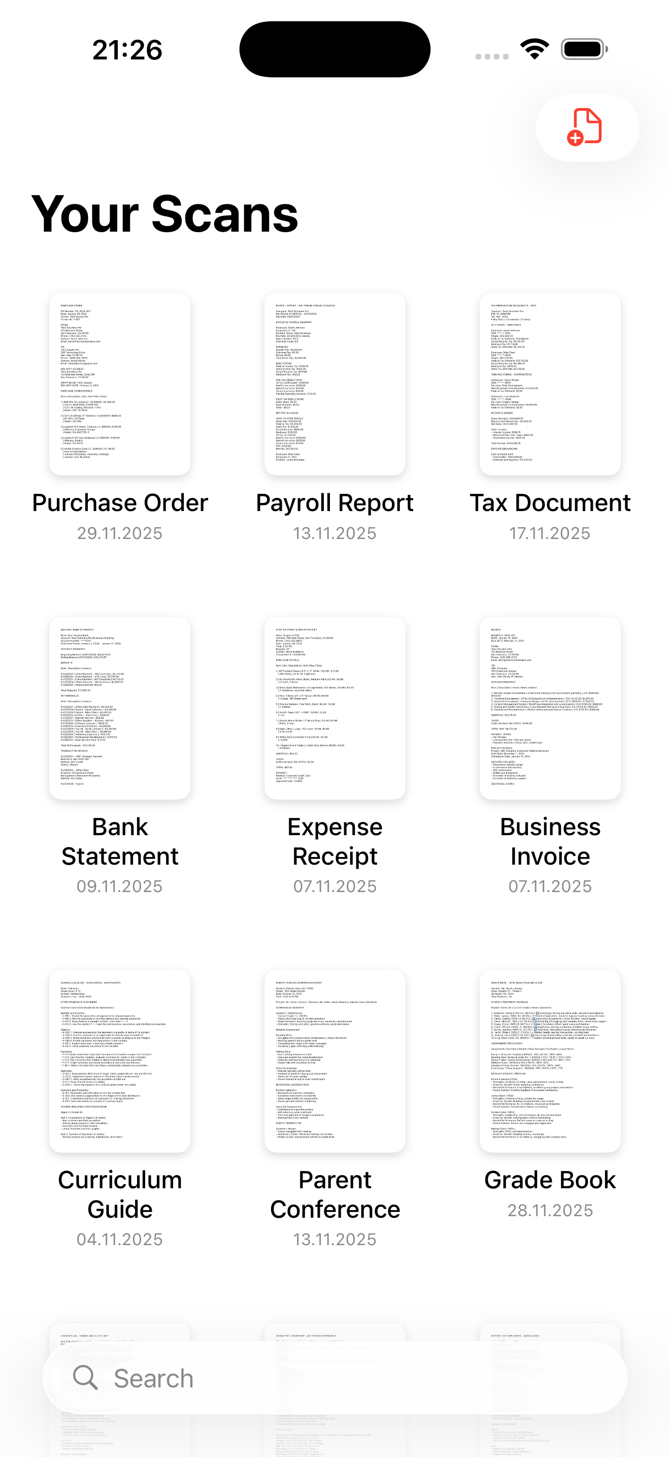 Doculla: AI Document Scanner Secure Cloud Sync feature screenshot